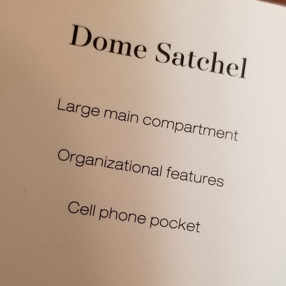 Sale 🔖 NWT Adrienne Vittadini Monogram Dome Satchel - Picture 3 of 13